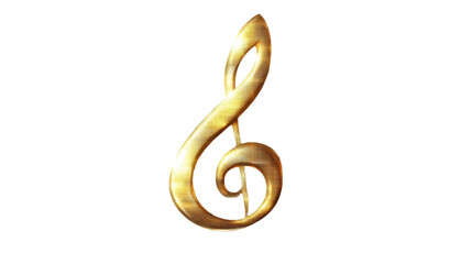 golden treble clef