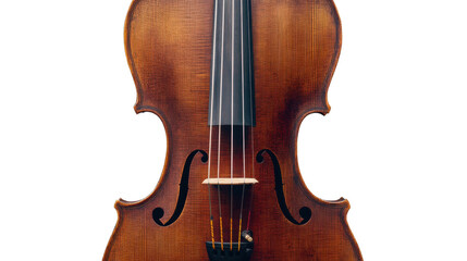 violin isolated on white background