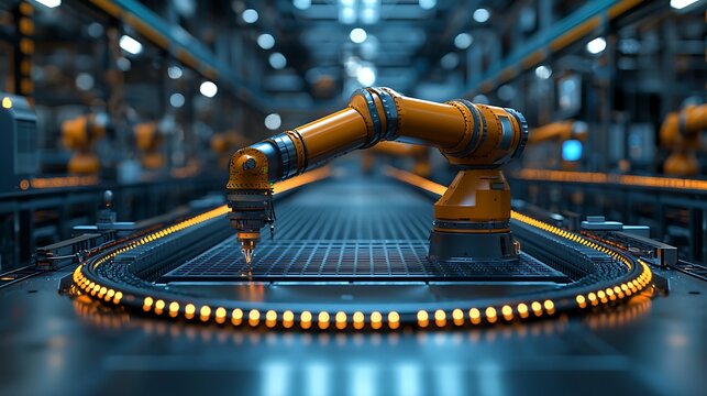 Collaborative Robots Working Alongside Humans in a High-Tech Industrial Environment
