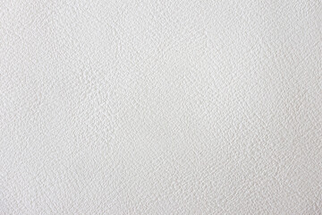 Closeup artificial leather white colour for texture background.  top view.