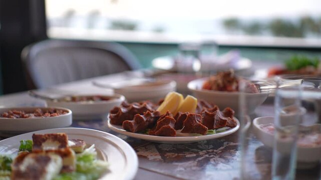 Cig kofte traditional Turkish spiced meatball dish
