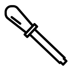 drop pipette_4 line icon