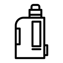 tube vape line icon
