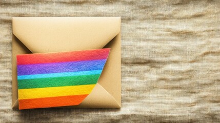 Elegant Pride Month Card