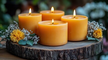 Eco Beeswax Candle Design