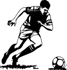 international sports campions soccer illustration