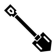 shovel glyph icon