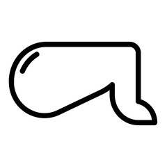 chicken wings line icon