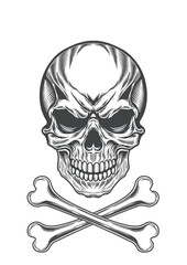 Skull Angry & Horrible 10