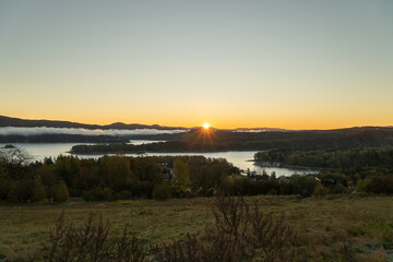 Wschód słońca Polańczyk 