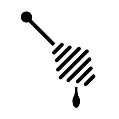 bee honey solid icon