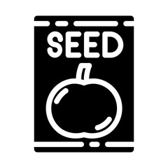 fruit seeds solid icon