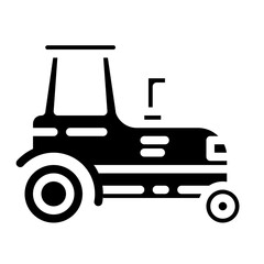 tractor solid icon