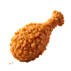 a delicious fast food meal, a piece of crunchy fried chicken drumstick