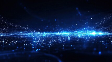 Fototapeta premium Abstract Digital Network Flow