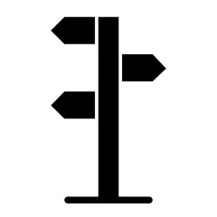 signpost_1 glyph icon