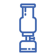 hanging lantern color icon