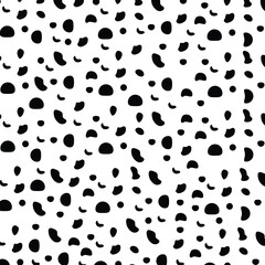 Classic Dalmatian Spot Pattern for Fabrics