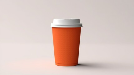 Minimalist Coffee Cup Design  A Stylish Blend of Functionality and Simplicity  isolated on white background