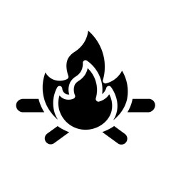 bonfire solid icon