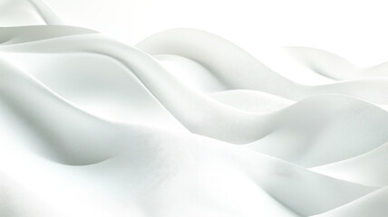 Abstract flowing curves with serene lighting and ethereal ambiance evokes a sense of calm and sophistication.