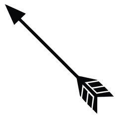 vector of a arrow with tribal pattern