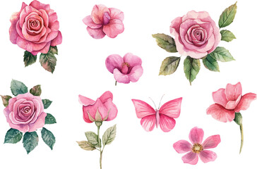 seamless pattern with roses