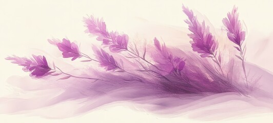 Obraz premium Meadow Dance, Soft breezes