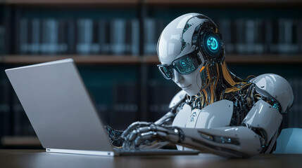 Isometric Artificial Intelligence concept. Technology and engineering. Teaching and Learning in Digital World. Digital and technology background. 