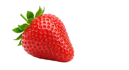 Isolated Fresh Red Strawberry