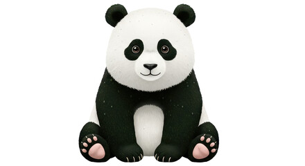 Isolated Cute Panda Bear Cartoon © Julia