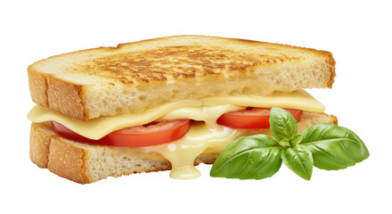 Isolated Grilled Cheese Sandwich