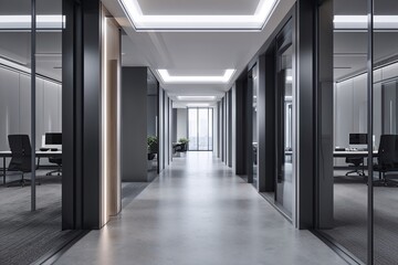 Modern Business Hub Showcasing Minimalist Architecture and Innovative Workspace Design