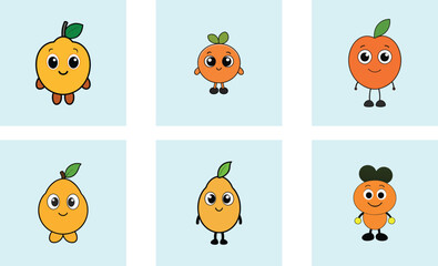 Fototapeta premium Cute marula cartoon vector
