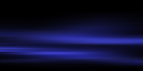 Digitally generated image of blue light and stripes moving fast