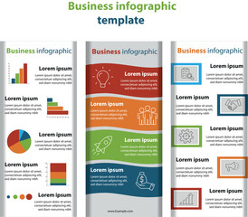 Modern Infographic Layout for Financial Reports