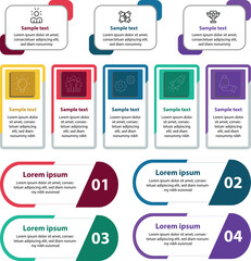 Colorful Business Infographic for Corporate Presentations