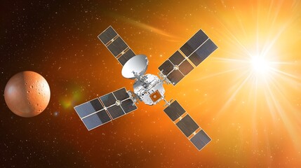 AI Powered Spacecraft Studying Atmospheric Loss in Small Celestial Bodies and Developing Advanced Solutions for Long Term Planetary Sustainability