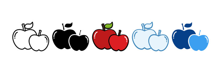 Apple  Icon Set Multiple Style Collection