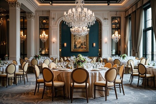 Sophisticated Luxury Dining Table Backdrop for Chic Events