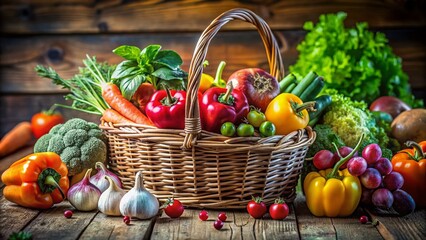 Fresh Farm Ingredients: Candid Close-up of Colorful Produce