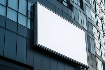Pixel Perfect Picture of Billboard Mockup on the Side of a Building