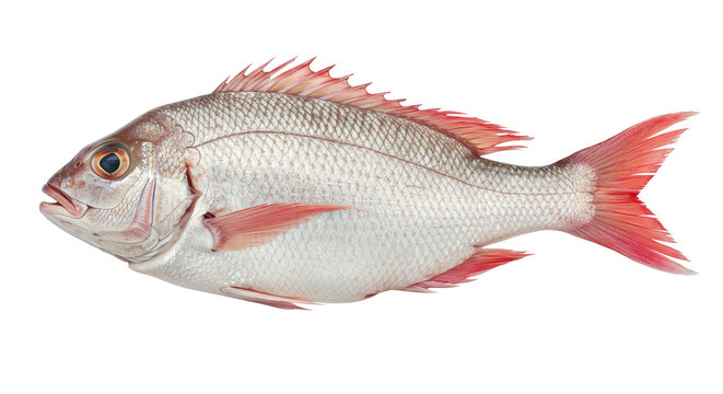 Isolated Red Snapper Fish