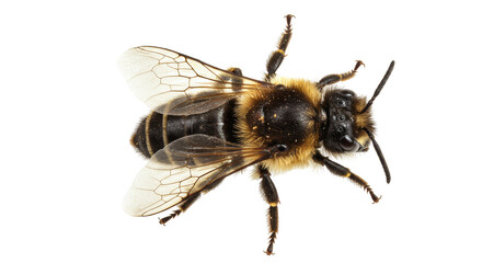 Isolated Close up Sweat Bee