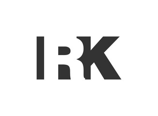 IRK logo design. Initial letter I R K bold font style for tech startups, consulting, corporate branding. Creative company name, headlines typography identity, trendy logotype.