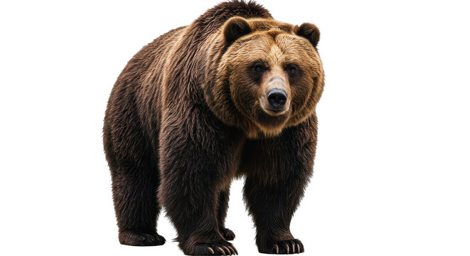 Fototapeta Isolated Grizzly Bear