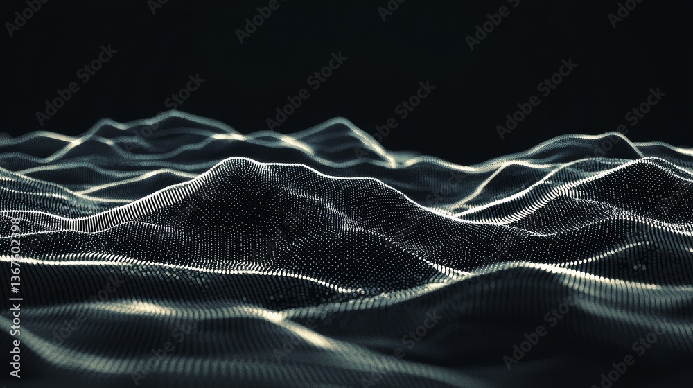 Poster conceptual illustration rendering of cyber security encrypted data networks securing global informat