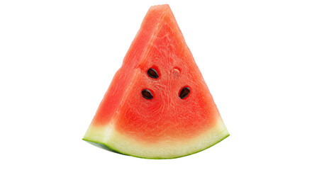 Isolated Slice of Ripe Watermelon