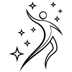 silhouette of a girl