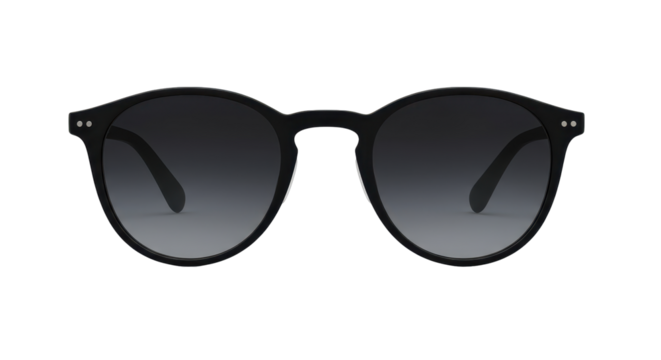 Isolated Dark Gradient Sunglasses